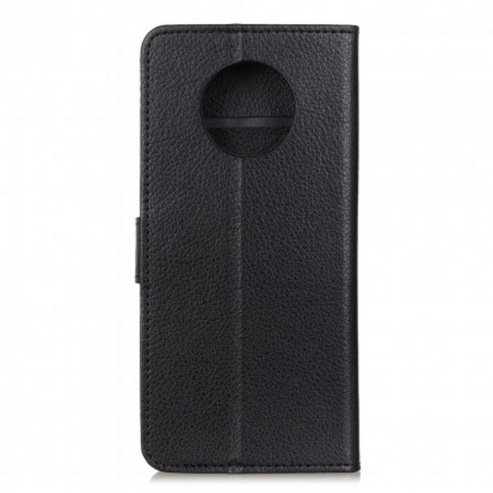 Flip Case Für Xiaomi Redmi Note 9 5G / 9T 5G Traditionelle Litschi