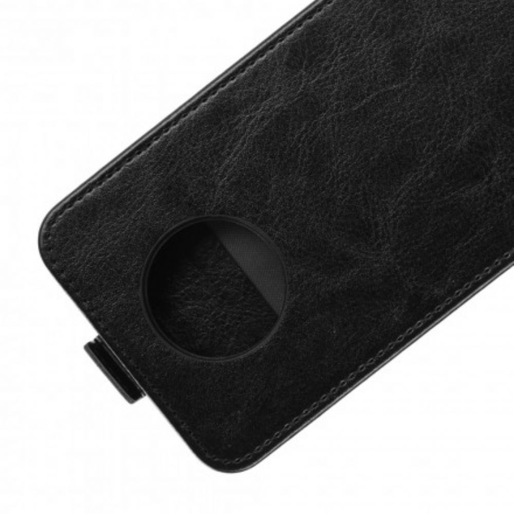 Lederhüllen Für Xiaomi Redmi Note 9 5G / 9T 5G Flip Case Ledereffekt Mit Vertikaler Klappe