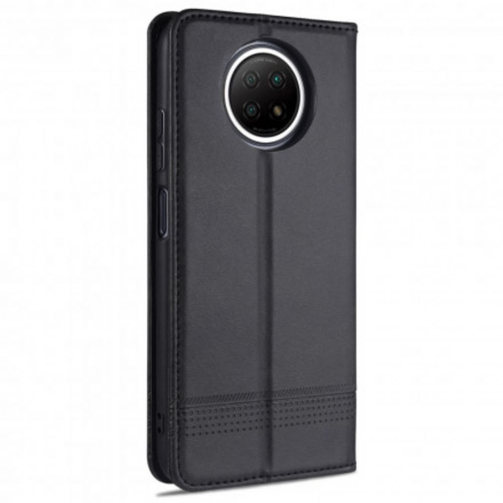 Schutzhülle Für Xiaomi Redmi Note 9 5G / 9T 5G Flip Case Azns-lederstil