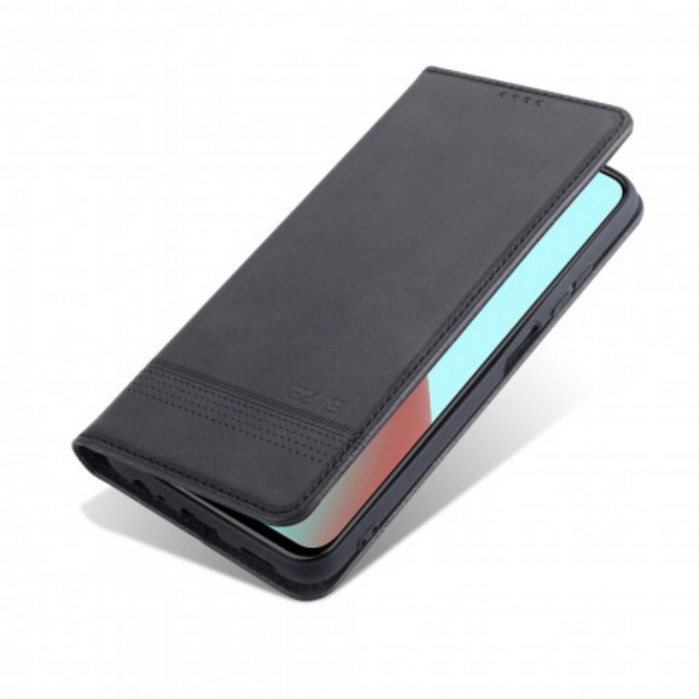 Schutzhülle Für Xiaomi Redmi Note 9 5G / 9T 5G Flip Case Azns-lederstil