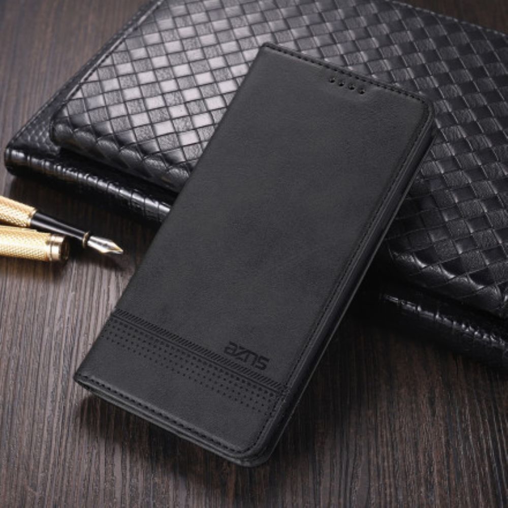 Schutzhülle Für Xiaomi Redmi Note 9 5G / 9T 5G Flip Case Azns-lederstil