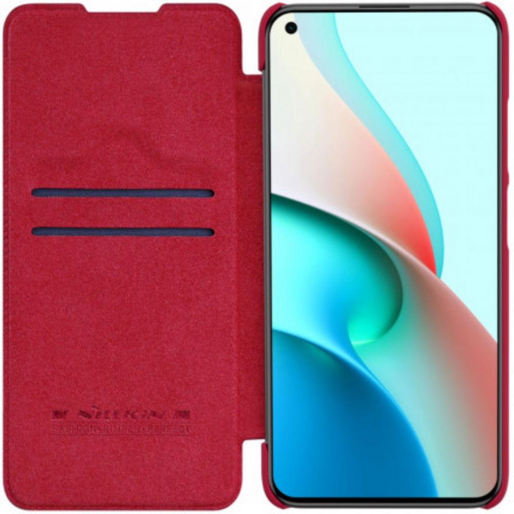 Schutzhülle Für Xiaomi Redmi Note 9 5G / 9T 5G Flip Case Nillkin Qin-serie