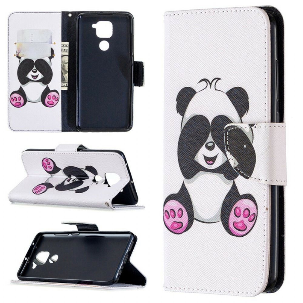 Flip Case Für Xiaomi Redmi Note 9 Panda-spaß