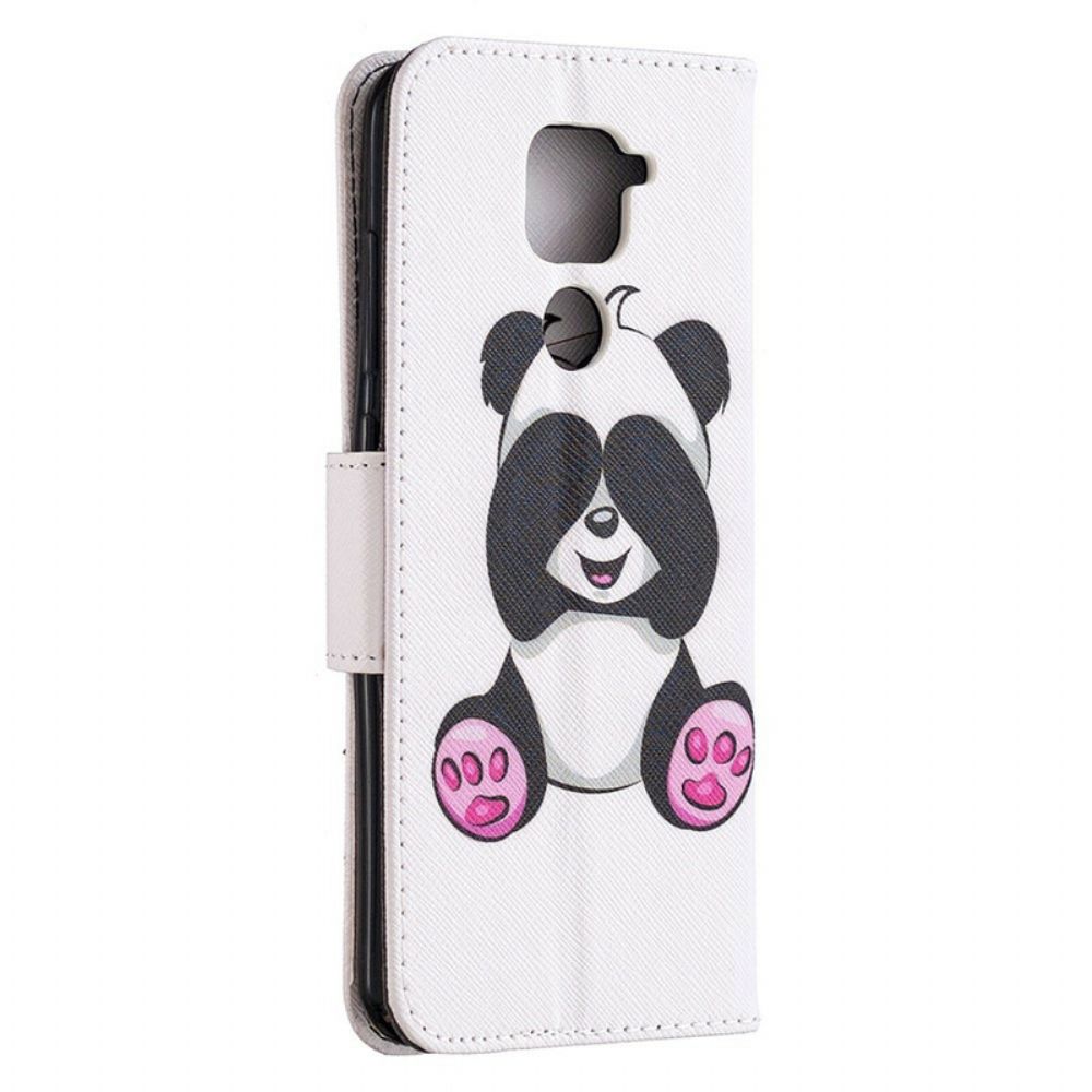 Flip Case Für Xiaomi Redmi Note 9 Panda-spaß