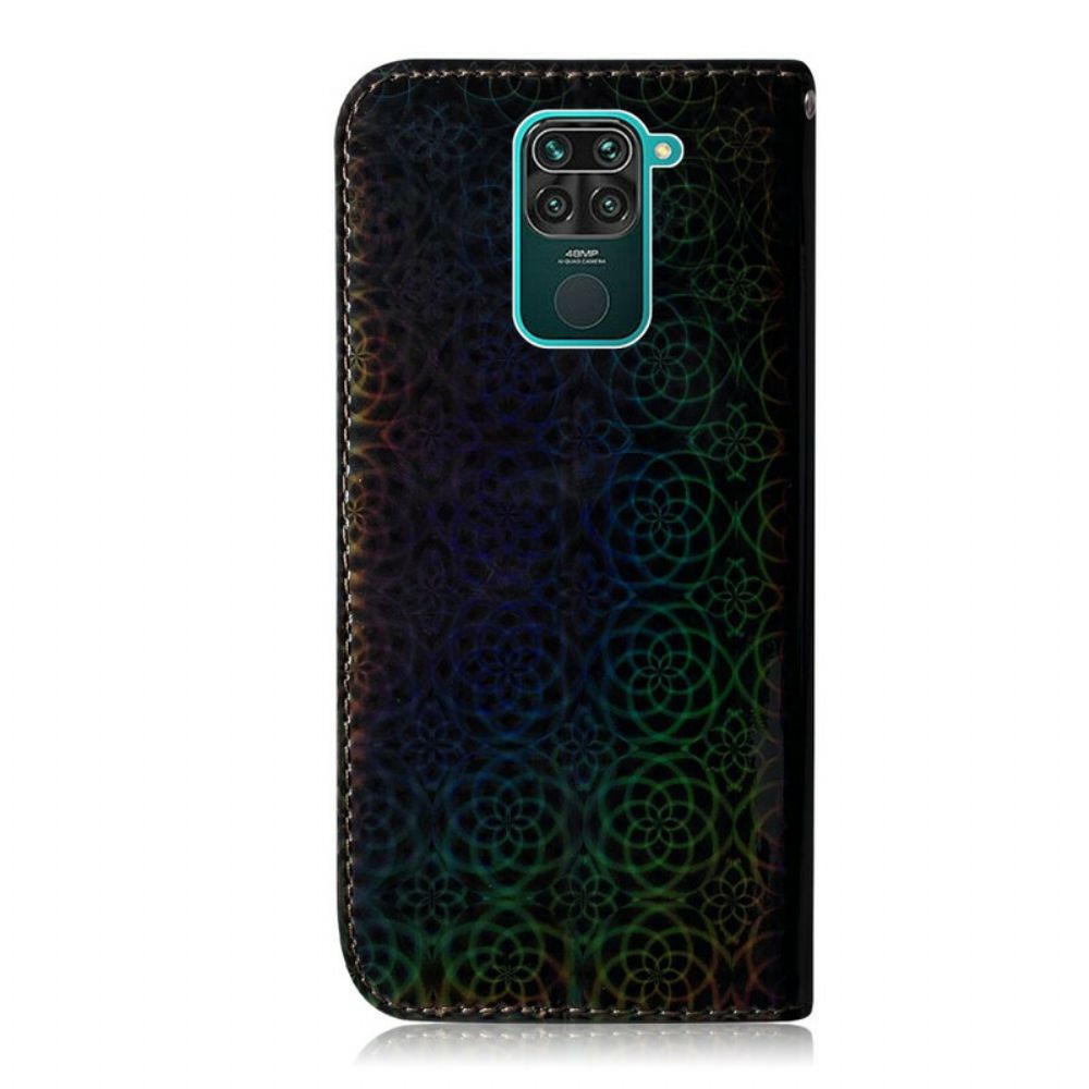 Flip Case Für Xiaomi Redmi Note 9 Reine Farbe