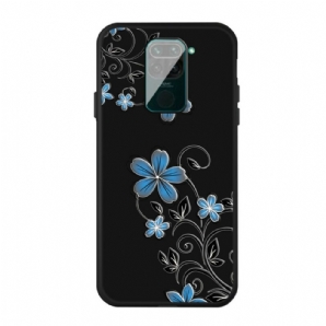 Handyhülle Für Xiaomi Redmi Note 9 Blaue Blumen