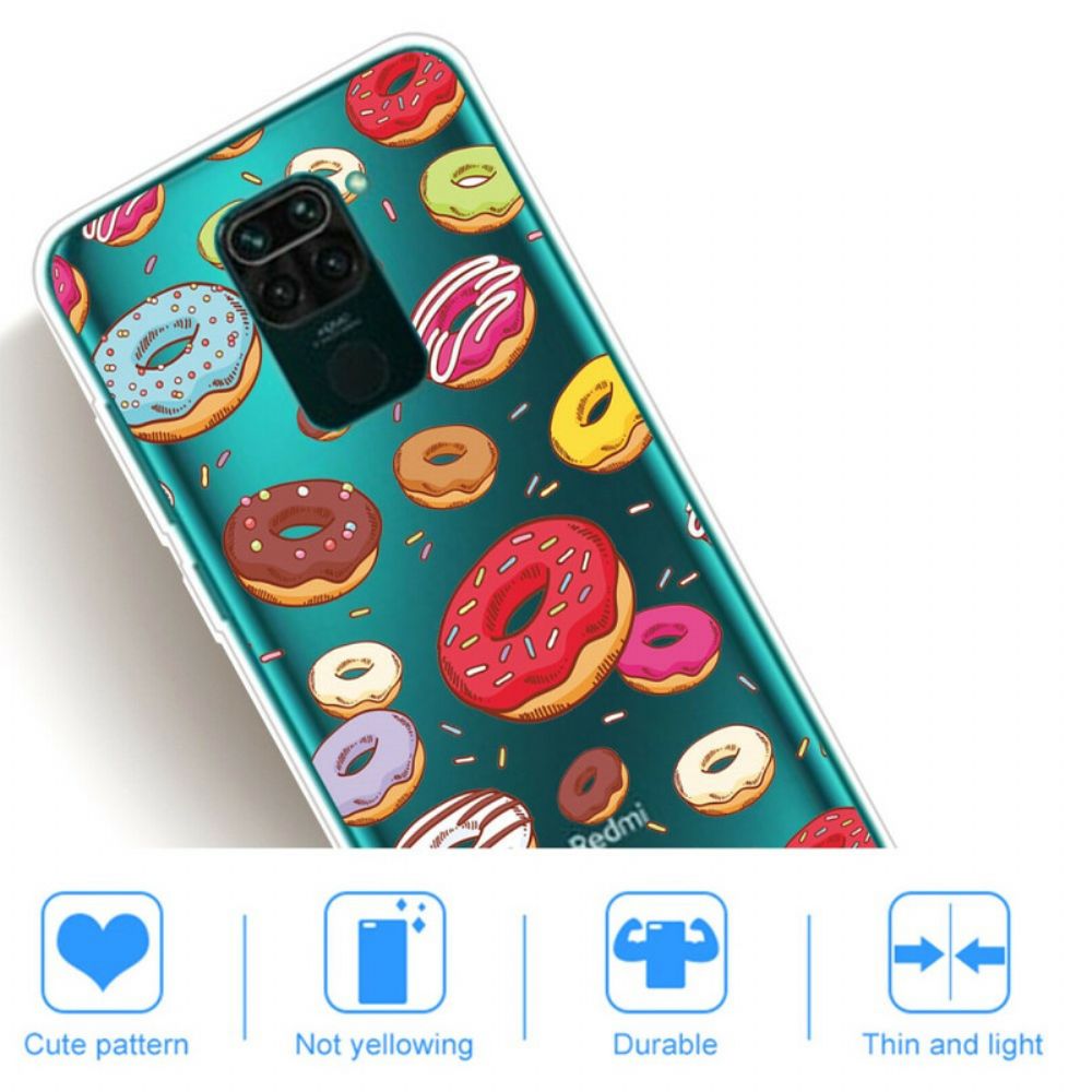 Hülle Für Xiaomi Redmi Note 9 Liebe Donuts