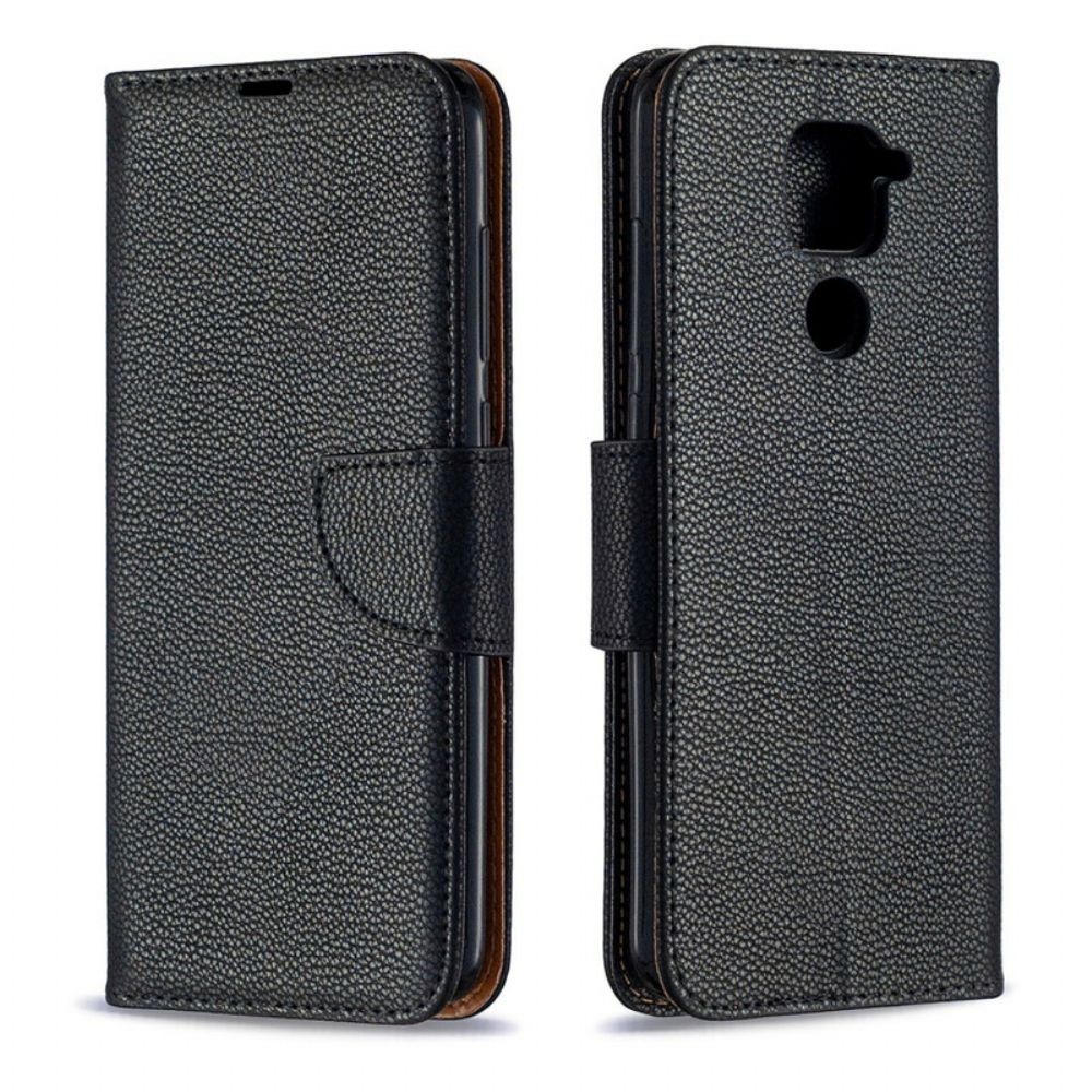 Lederhüllen Für Xiaomi Redmi Note 9 Flip Case Litschi-klappe Schräg