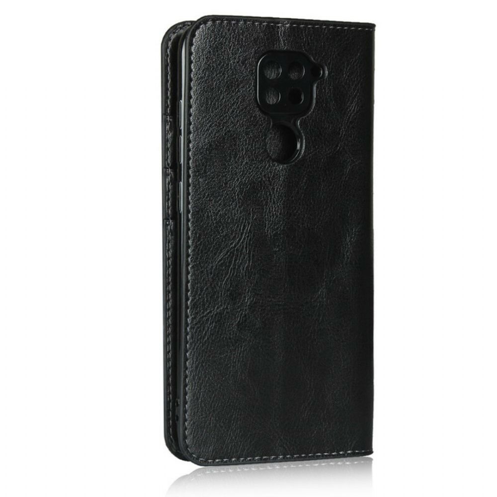 Schutzhülle Für Xiaomi Redmi Note 9 Flip Case Echtes Leder