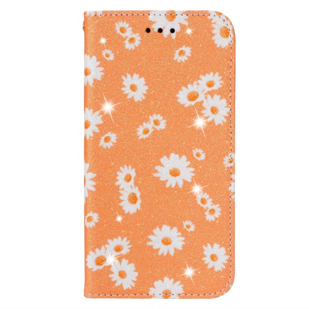 Schutzhülle Für Xiaomi Redmi Note 9 Flip Case Gänseblümchen