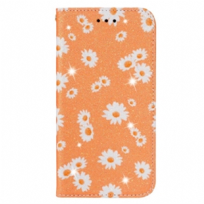 Schutzhülle Für Xiaomi Redmi Note 9 Flip Case Gänseblümchen