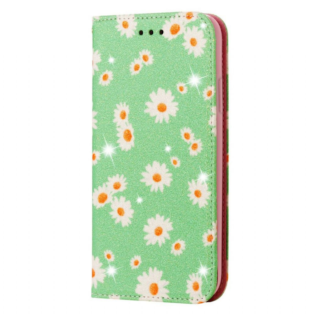 Schutzhülle Für Xiaomi Redmi Note 9 Flip Case Gänseblümchen