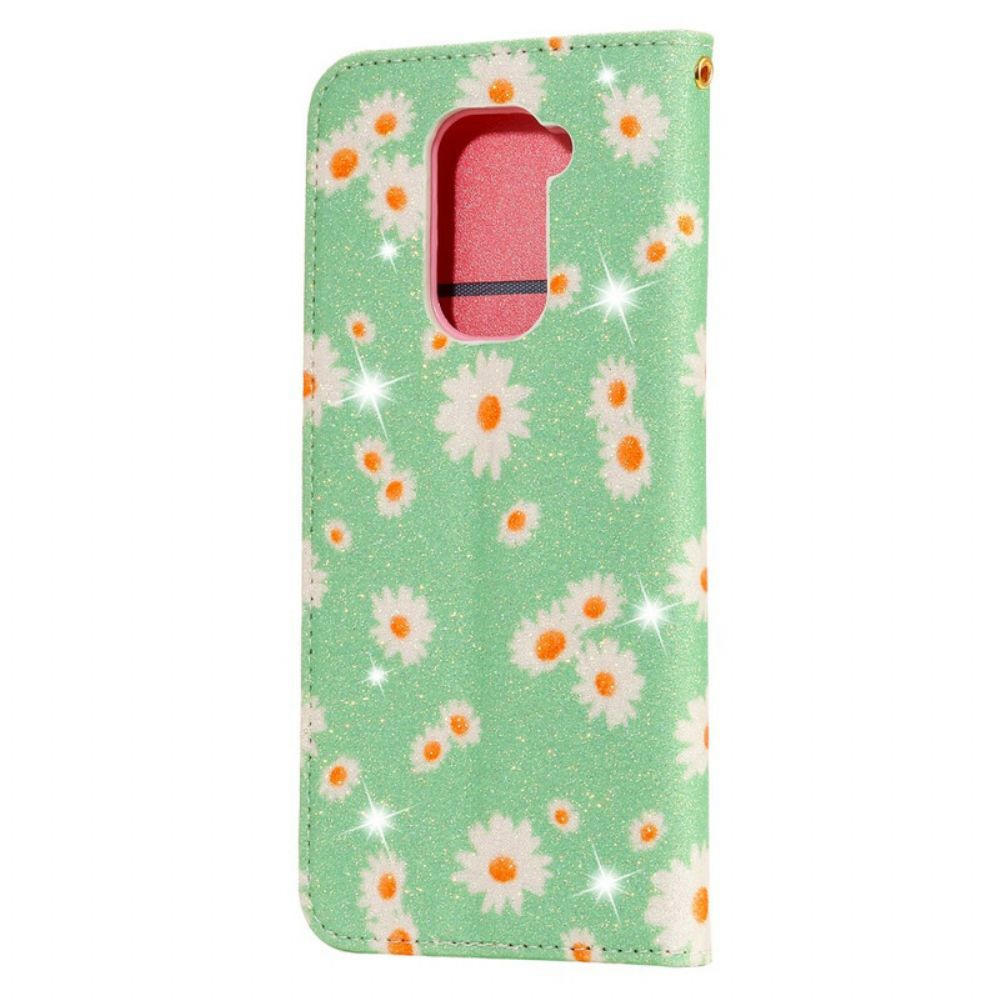 Schutzhülle Für Xiaomi Redmi Note 9 Flip Case Gänseblümchen