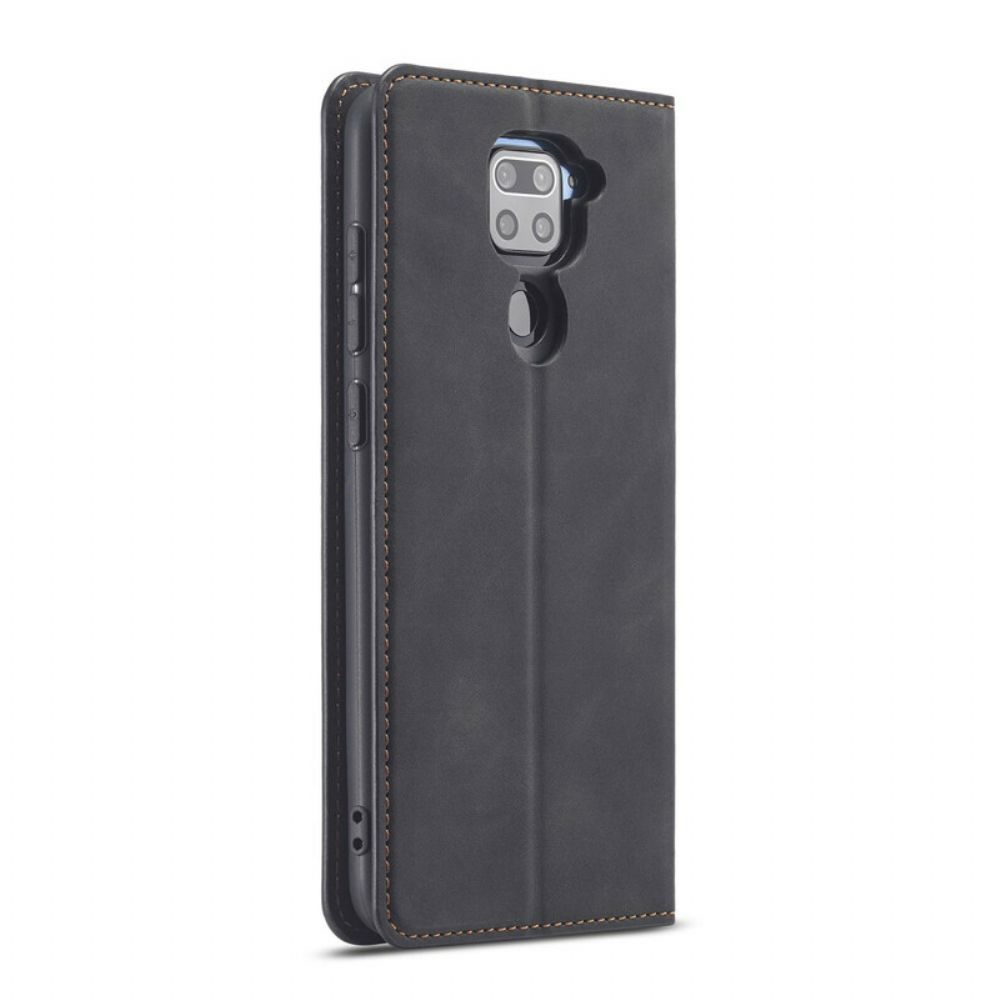 Schutzhülle Für Xiaomi Redmi Note 9 Flip Case Ledereffekt Vorderw