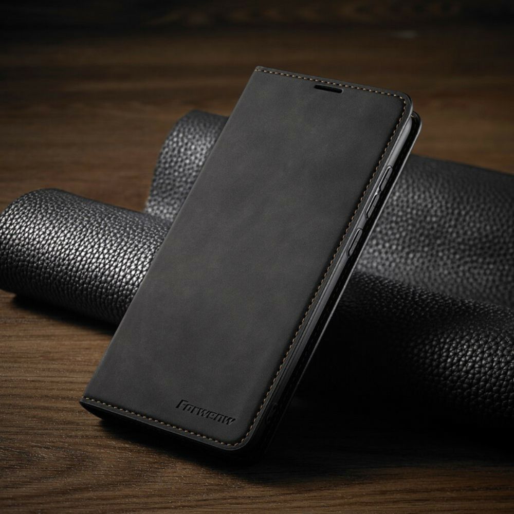 Schutzhülle Für Xiaomi Redmi Note 9 Flip Case Ledereffekt Vorderw