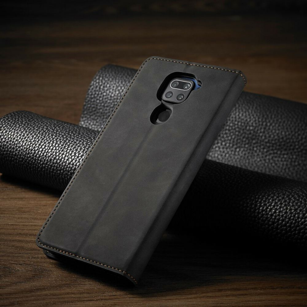 Schutzhülle Für Xiaomi Redmi Note 9 Flip Case Ledereffekt Vorderw