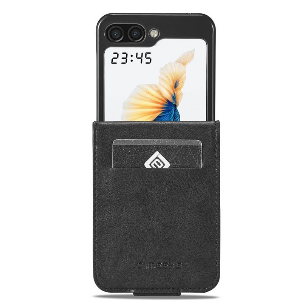 Case Samsung Galaxy Z Flip 5 Stil Leder Rfid Lc.imeeke