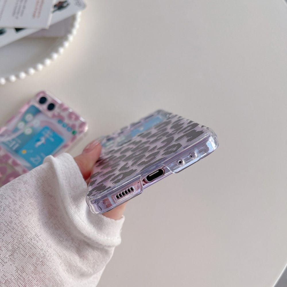 Hülle Für Samsung Galaxy Z Flip 5 Transparente Fingerabdrücke