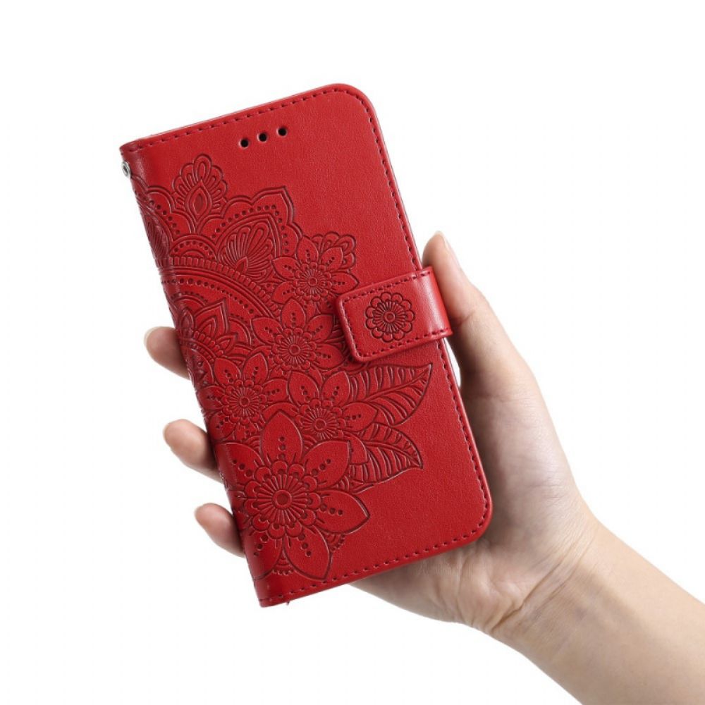 Flip Case Für Google Pixel 6 Pro Blumen-mandala