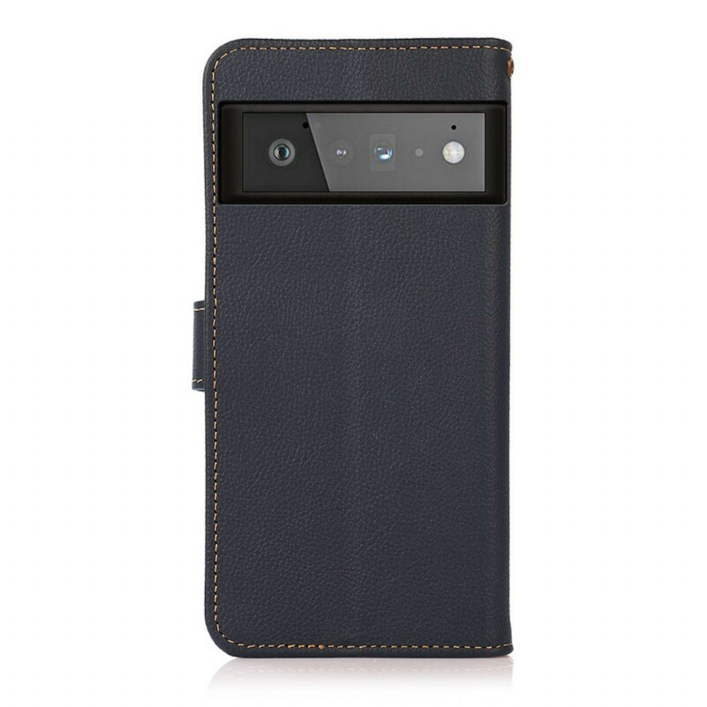 Flip Case Für Google Pixel 6 Pro Khazneh-leder