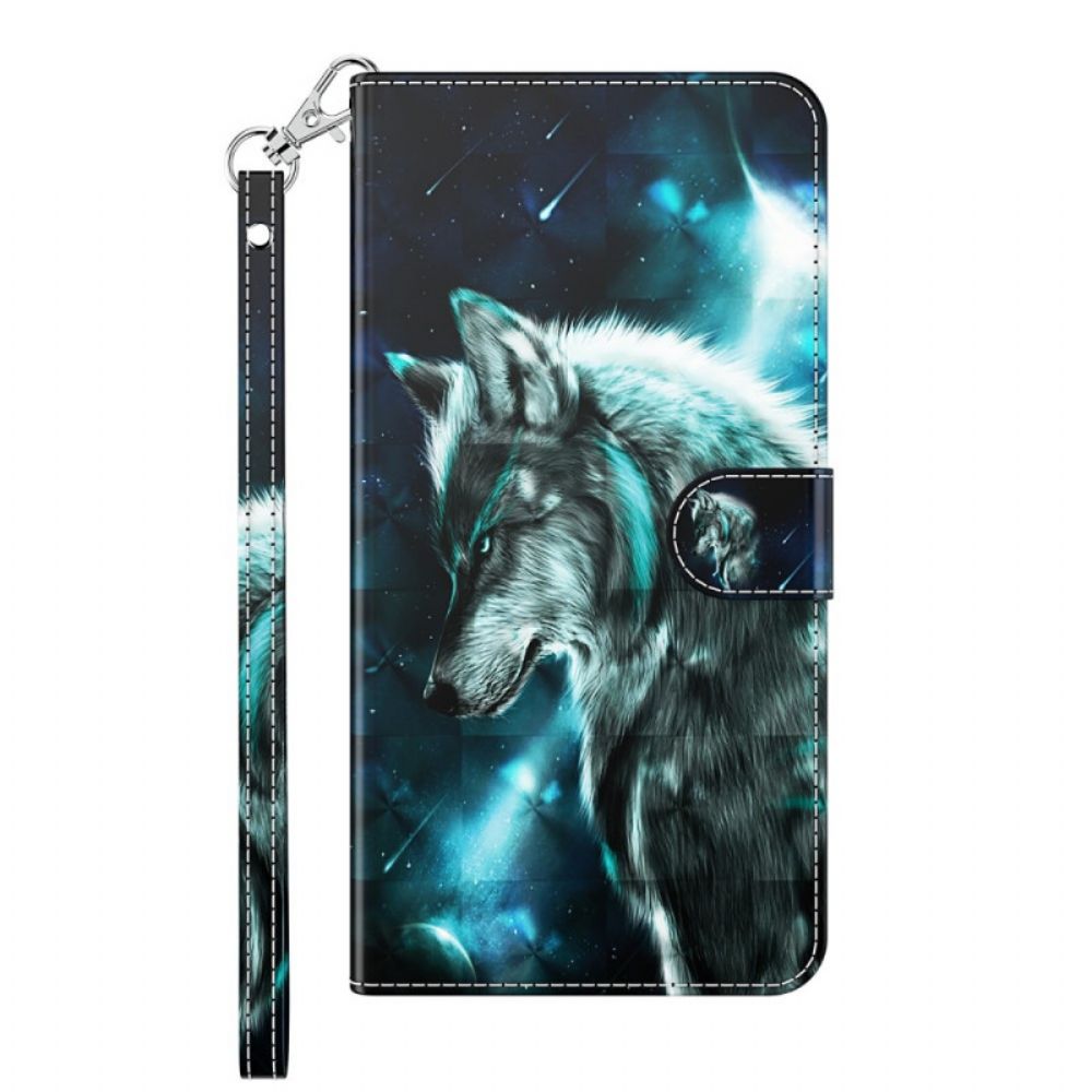 Flip Case Für Google Pixel 6 Pro Majestätischer Wolf