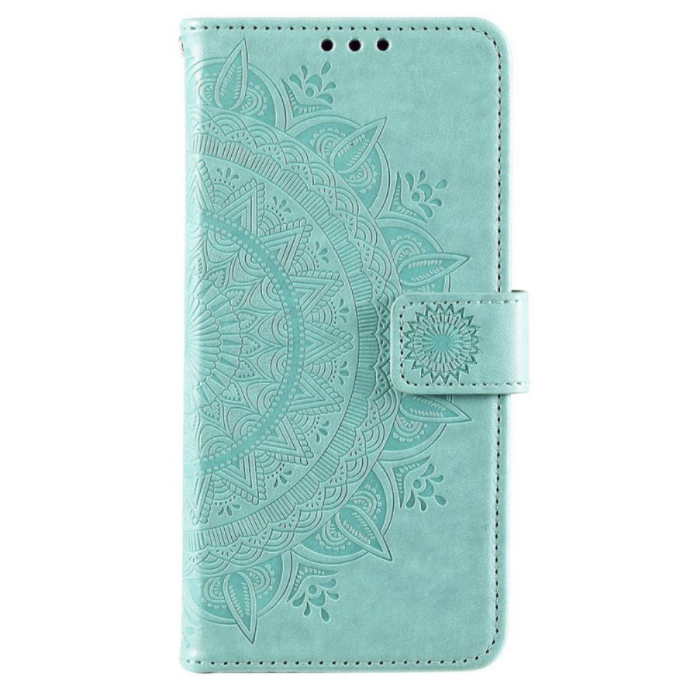 Flip Case Für Google Pixel 6 Pro Sonnen-mandala