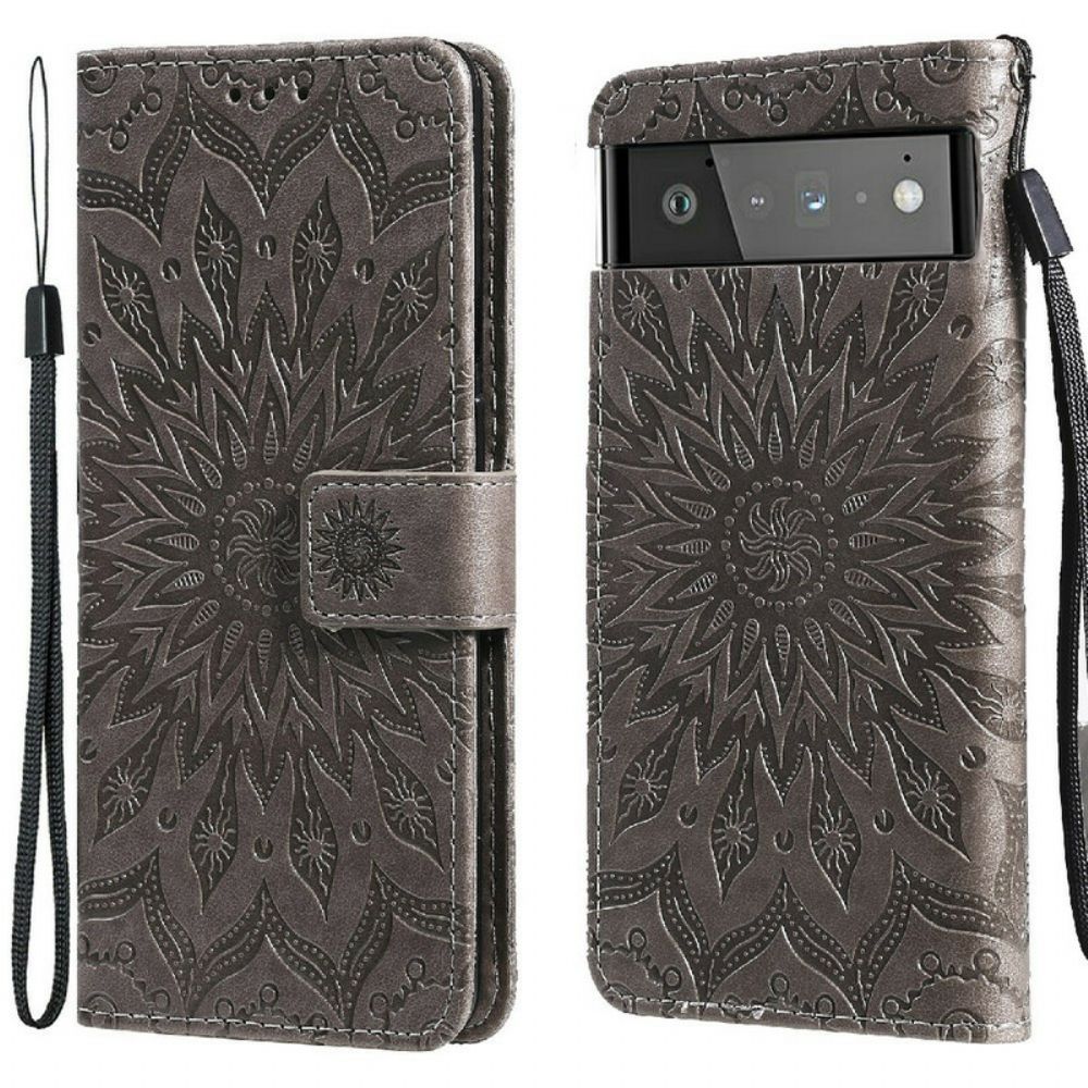 Flip Case Für Google Pixel 6 Pro Sonnenblume