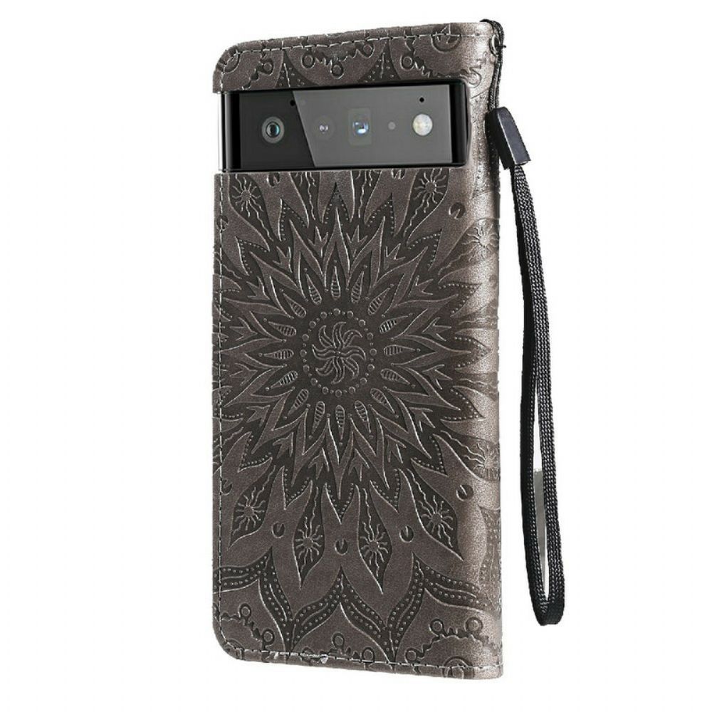 Flip Case Für Google Pixel 6 Pro Sonnenblume