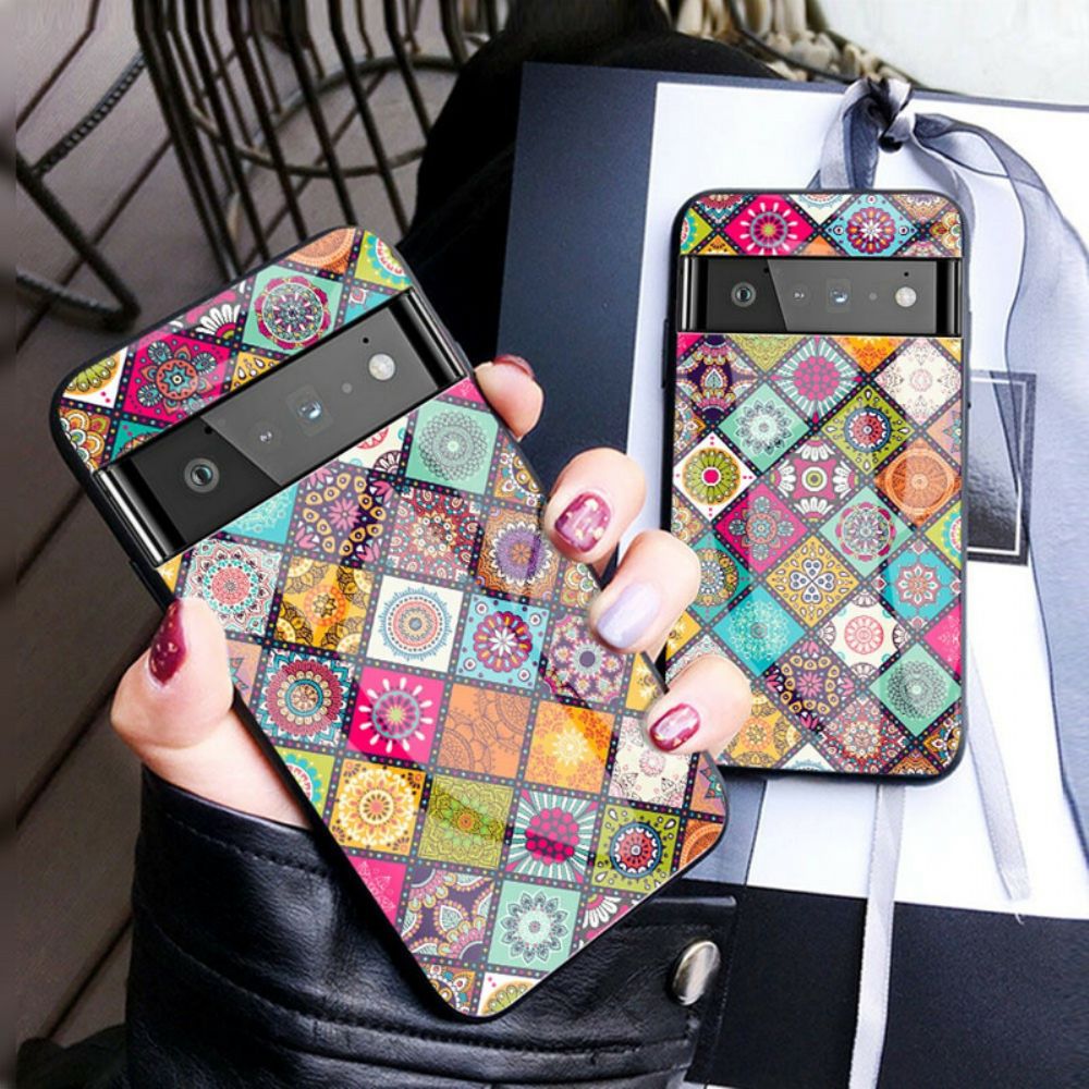 Handyhülle Für Google Pixel 6 Pro Magnetischer Patchwork-halter