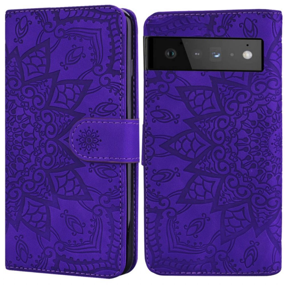 Lederhüllen Für Google Pixel 6 Pro Barock-mandala