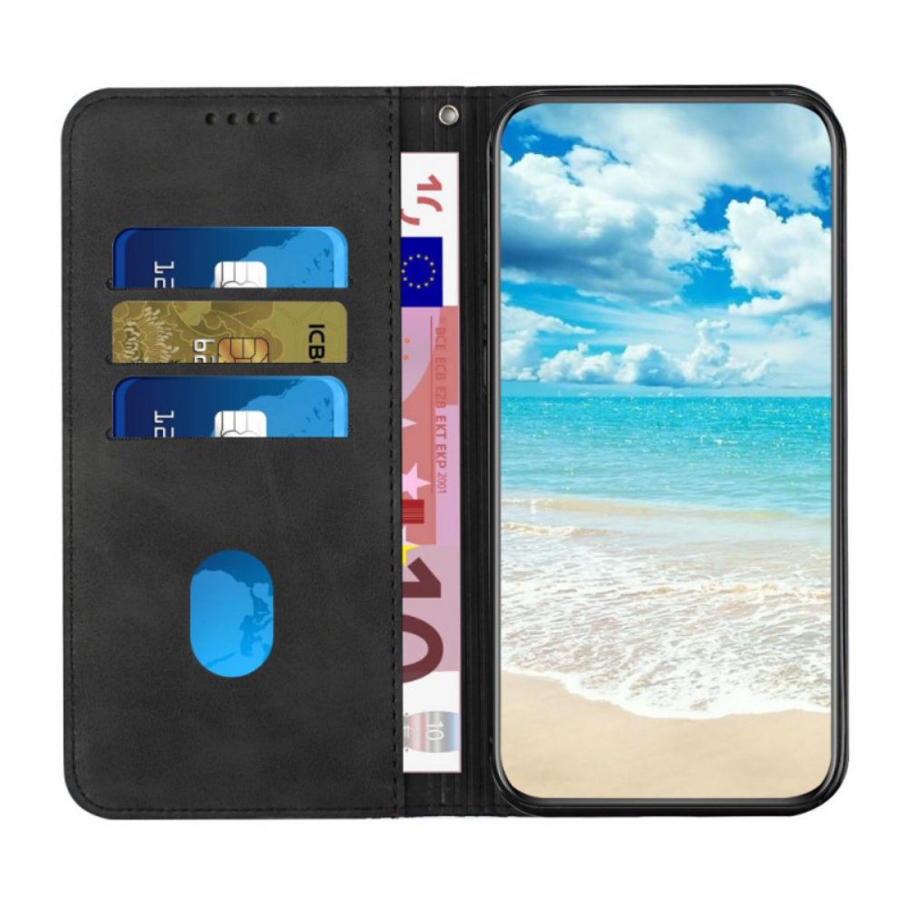 Schutzhülle Für Google Pixel 6 Pro Flip Case Geo-ledereffekt