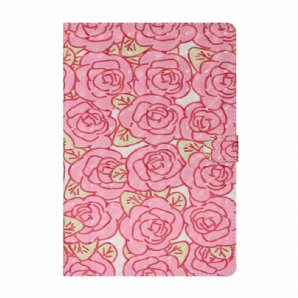 Flip Case Für Samsung Galaxy Tab S7 Plus / Tab S8 Plus Blumen