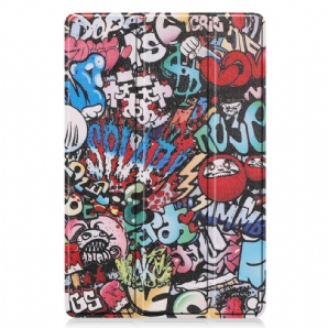 Schutzhülle Für Samsung Galaxy Tab S7 Plus / Tab S8 Plus Graffiti-stiftehalter