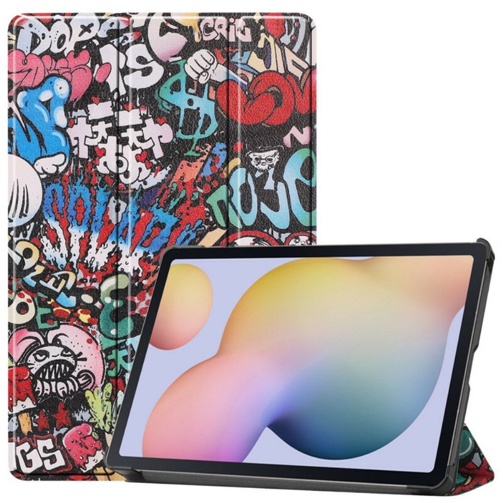 Schutzhülle Für Samsung Galaxy Tab S7 Plus / Tab S8 Plus Graffiti-stiftehalter