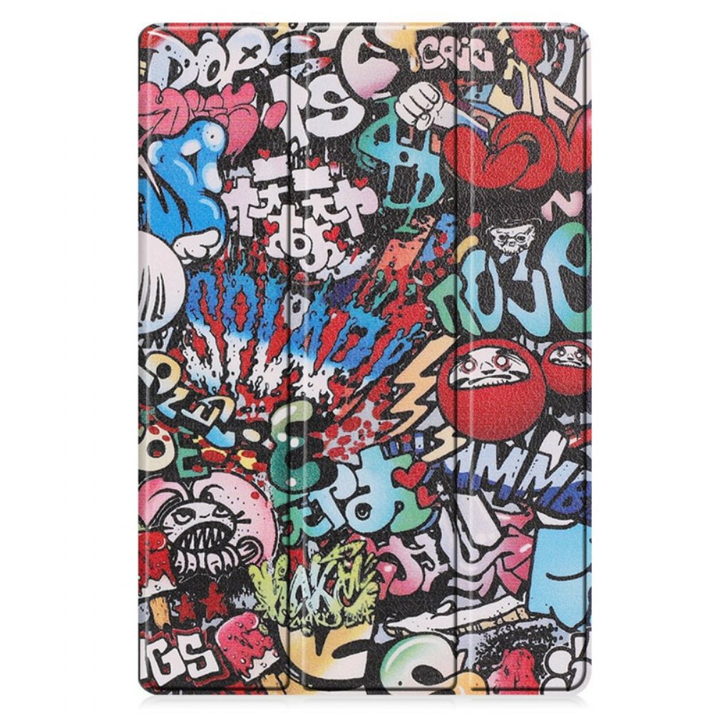 Schutzhülle Für Samsung Galaxy Tab S7 Plus / Tab S8 Plus Verbessertes Graffiti