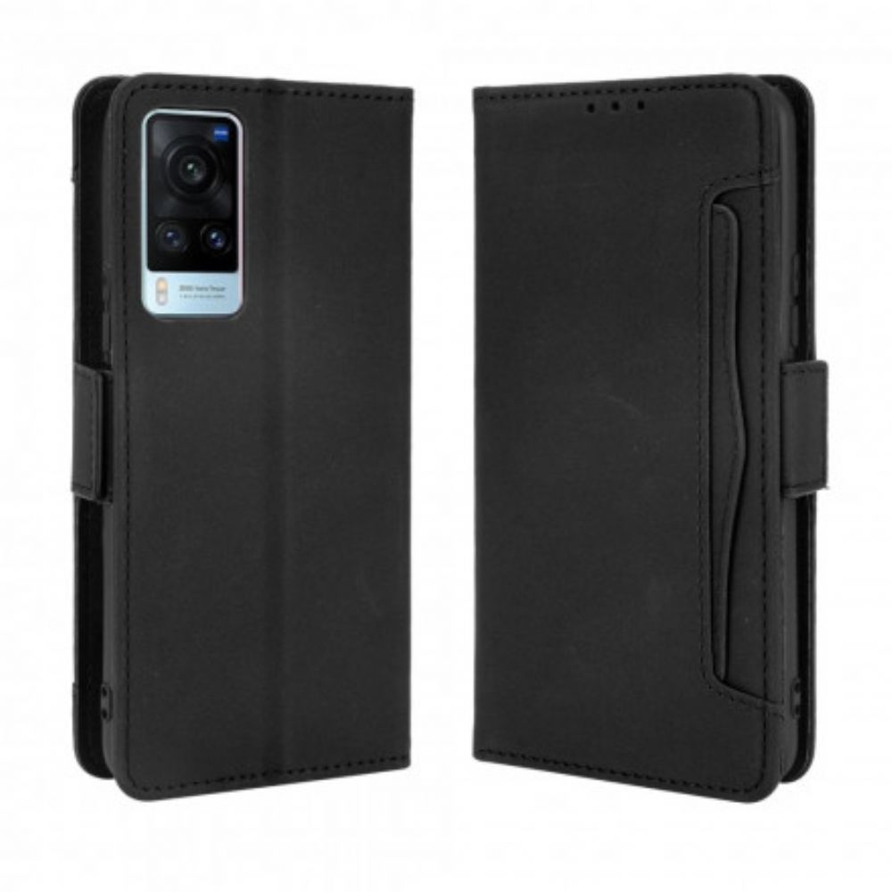 Flip Case Für Vivo X60 Erstklassige Multi-karte