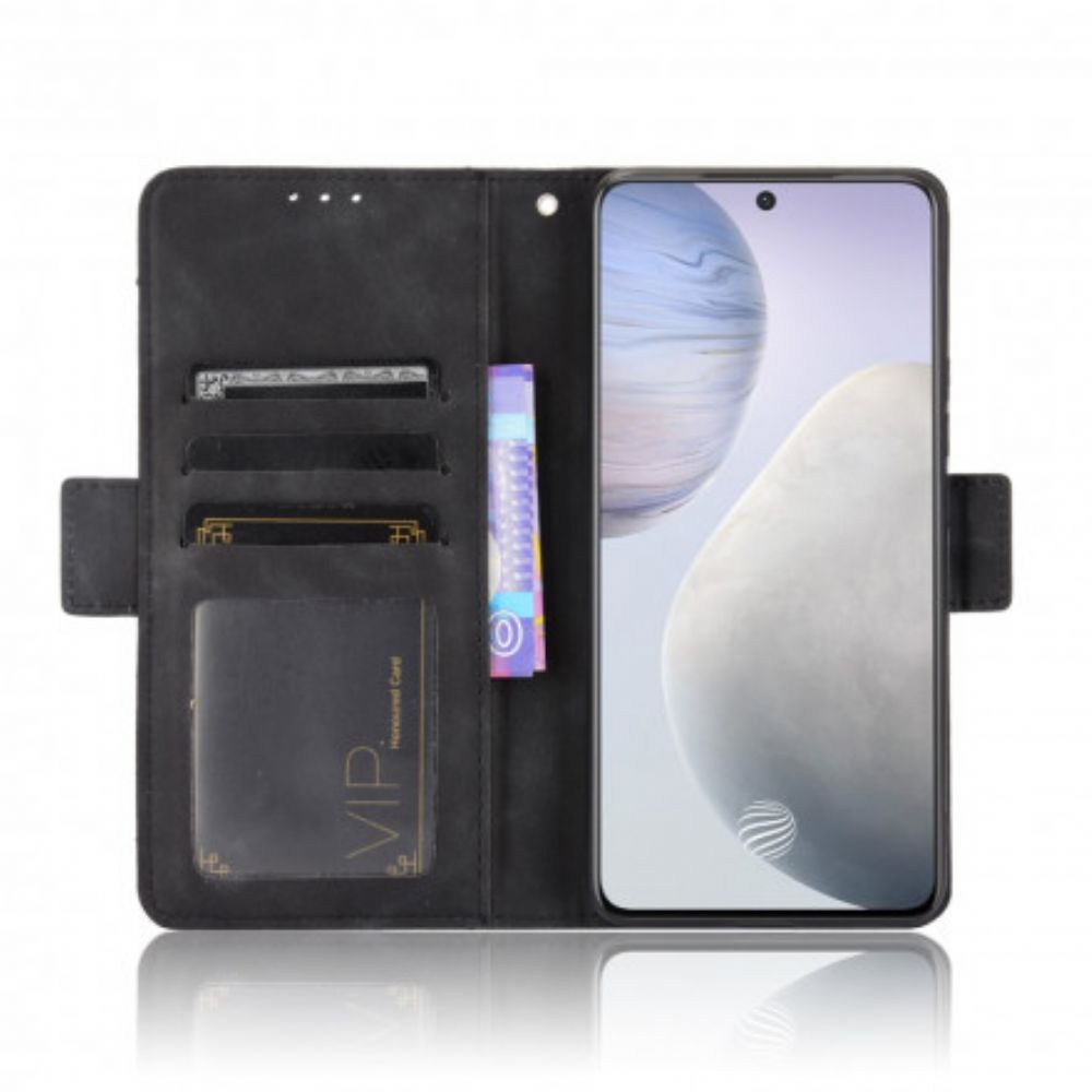 Flip Case Für Vivo X60 Erstklassige Multi-karte