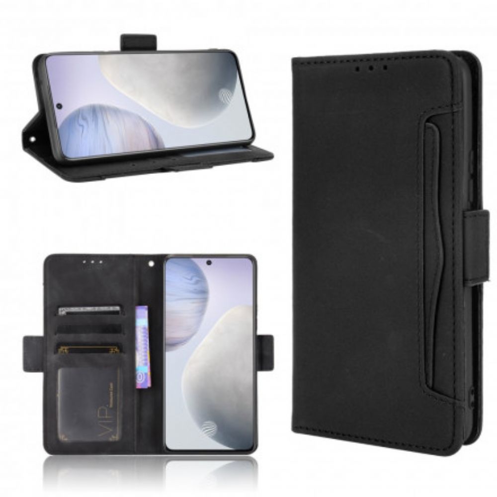 Flip Case Für Vivo X60 Erstklassige Multi-karte