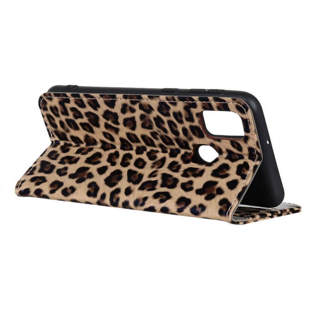 Lederhüllen Für Alcatel 1S / 3L (2024) Leopard