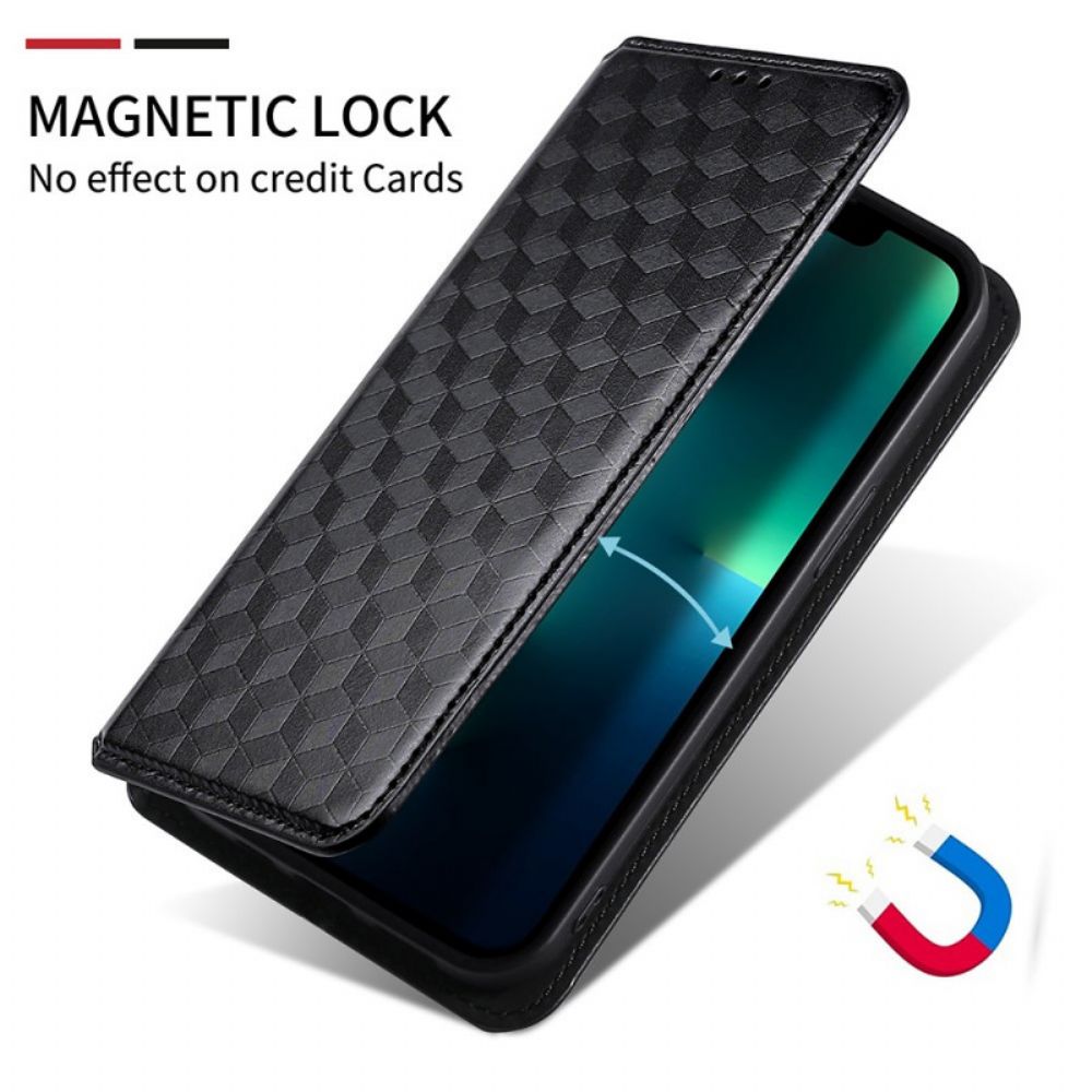 Schutzhülle Für Alcatel 1S / 3L (2024) Flip Case Diamant-leder-effekt