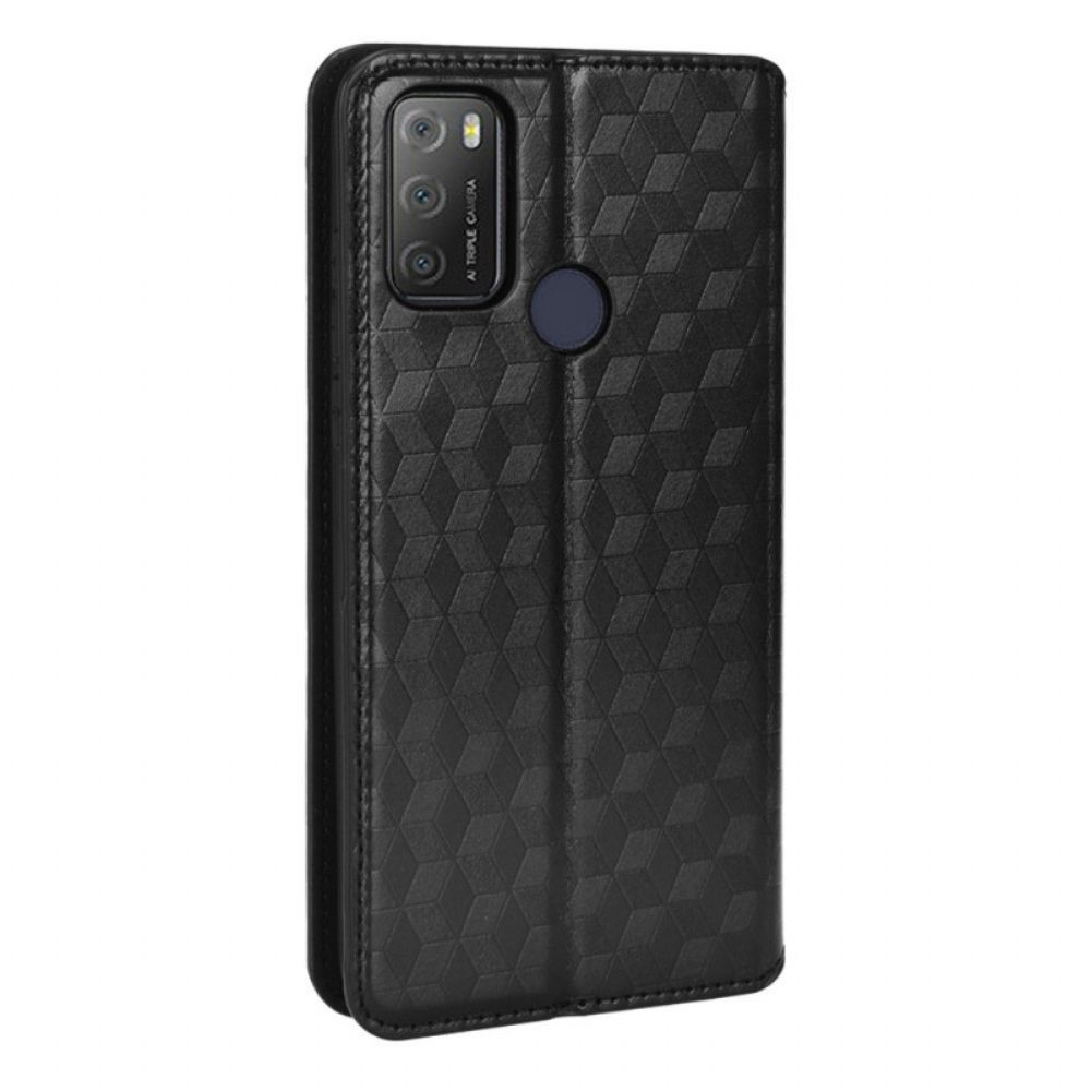 Schutzhülle Für Alcatel 1S / 3L (2024) Flip Case Diamant-leder-effekt