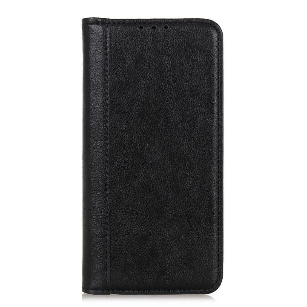 Schutzhülle Für Alcatel 1S / 3L (2024) Flip Case Elegance Litschi-spaltleder