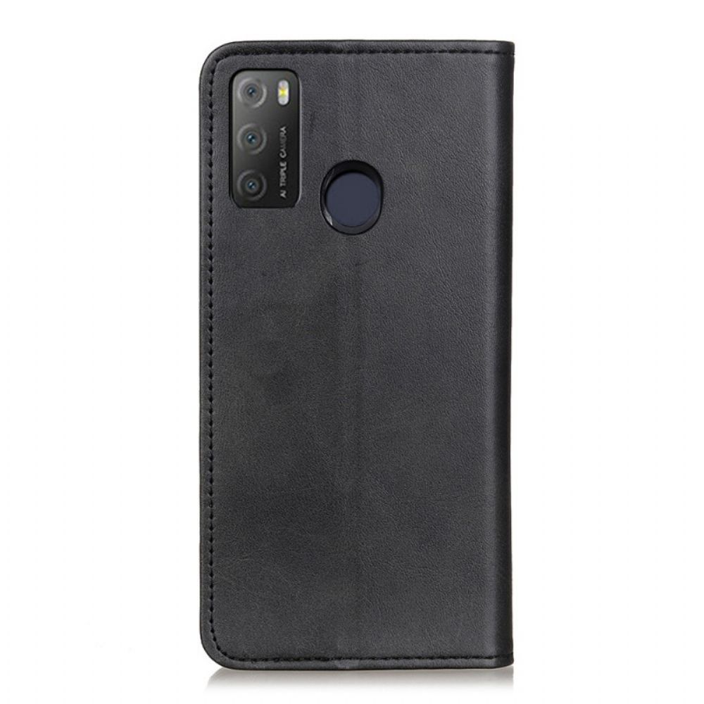 Schutzhülle Für Alcatel 1S / 3L (2024) Flip Case Elegance Spaltleder