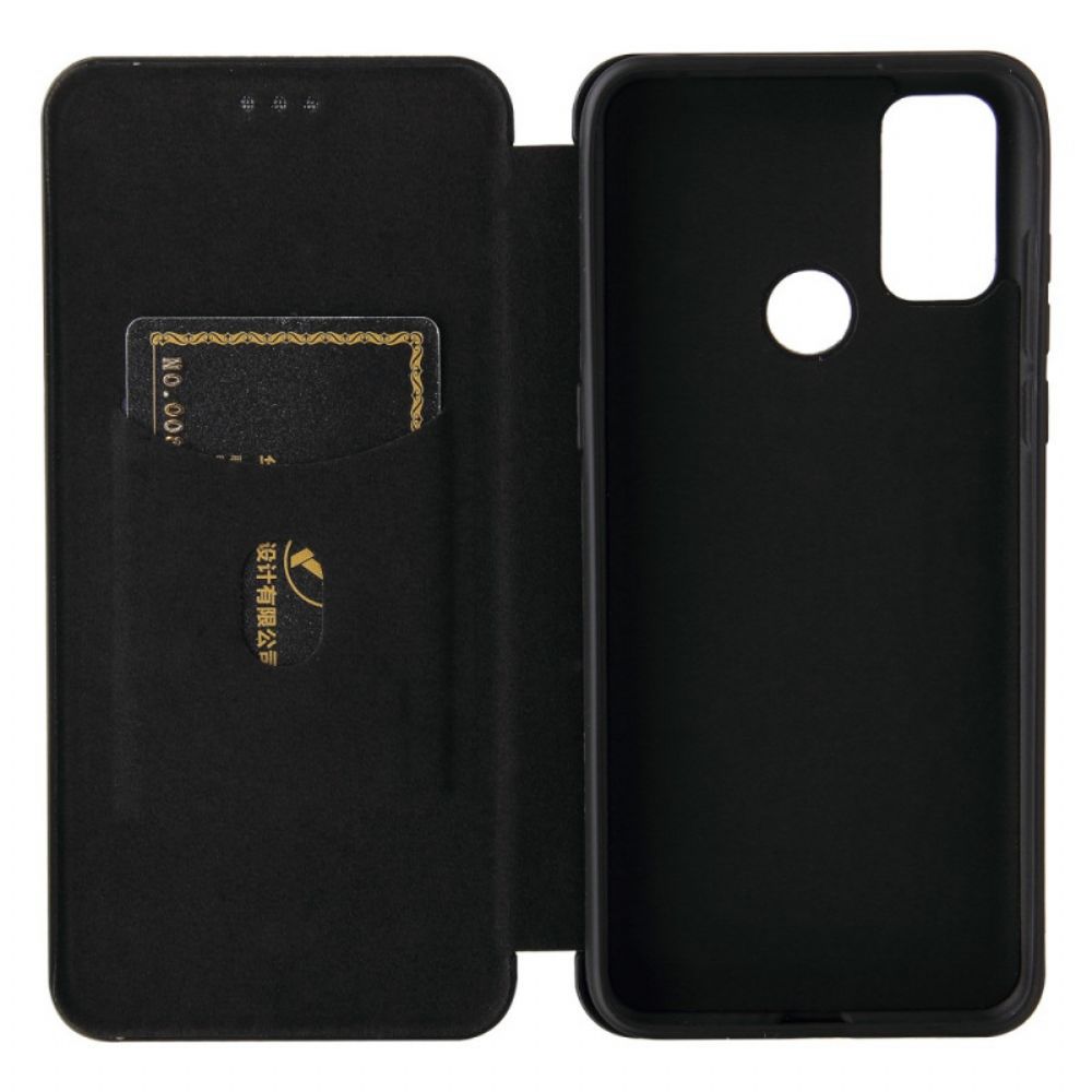 Schutzhülle Für Alcatel 1S / 3L (2024) Flip Case Kohlefaser