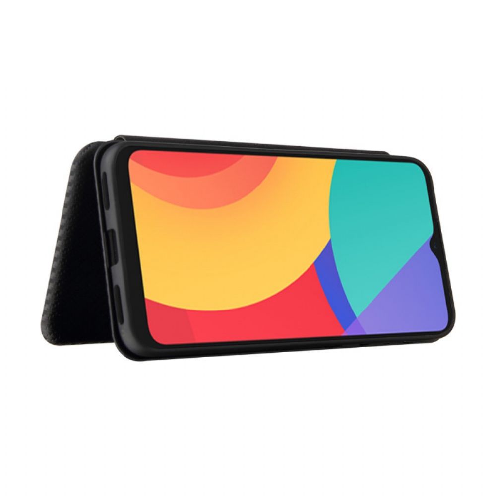 Schutzhülle Für Alcatel 1S / 3L (2024) Flip Case Kohlefaser