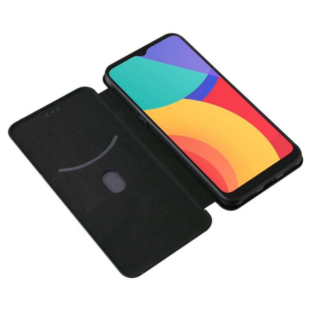 Schutzhülle Für Alcatel 1S / 3L (2024) Flip Case Kohlefaser