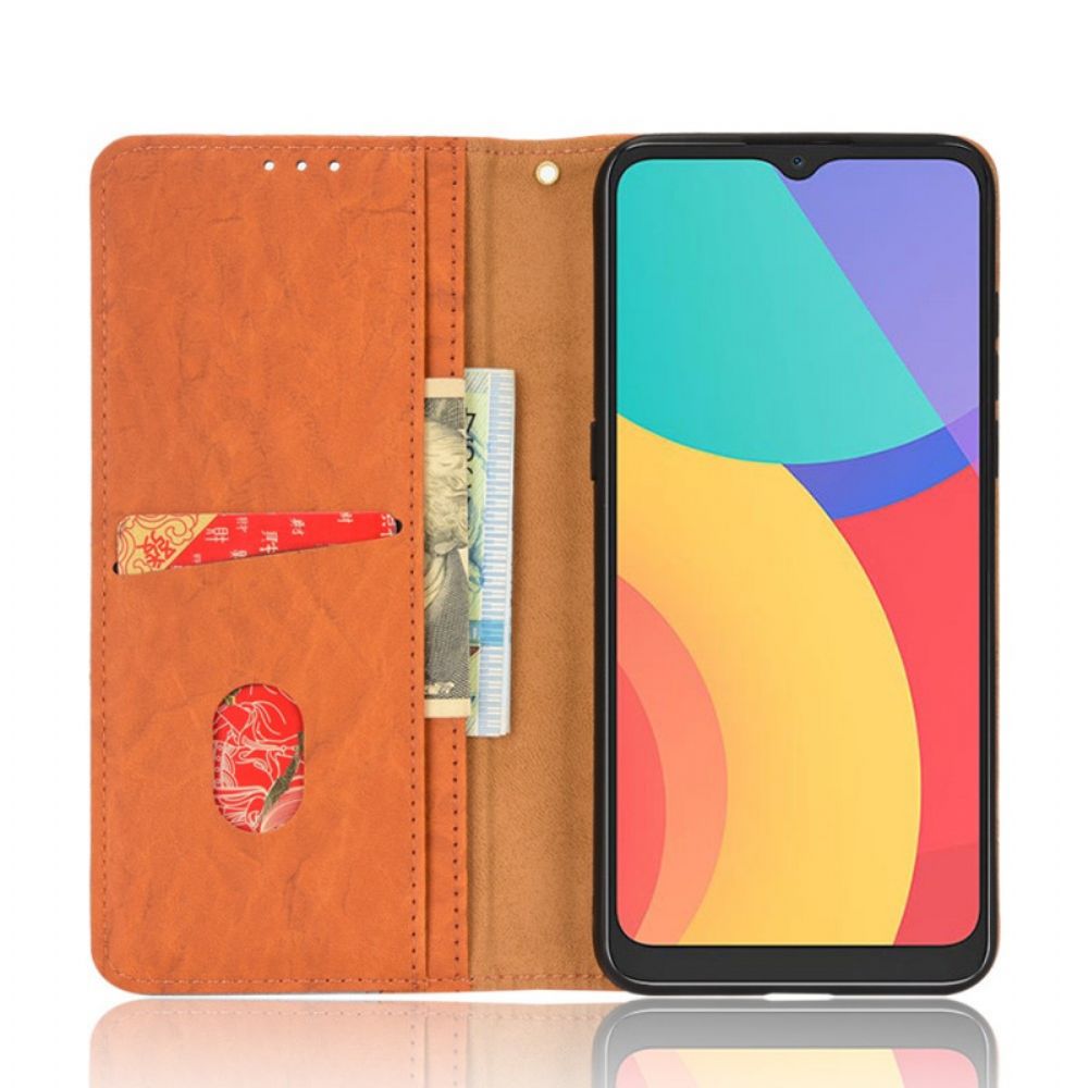 Schutzhülle Für Alcatel 1S / 3L (2024) Flip Case Slant Bicolor Kunstleder