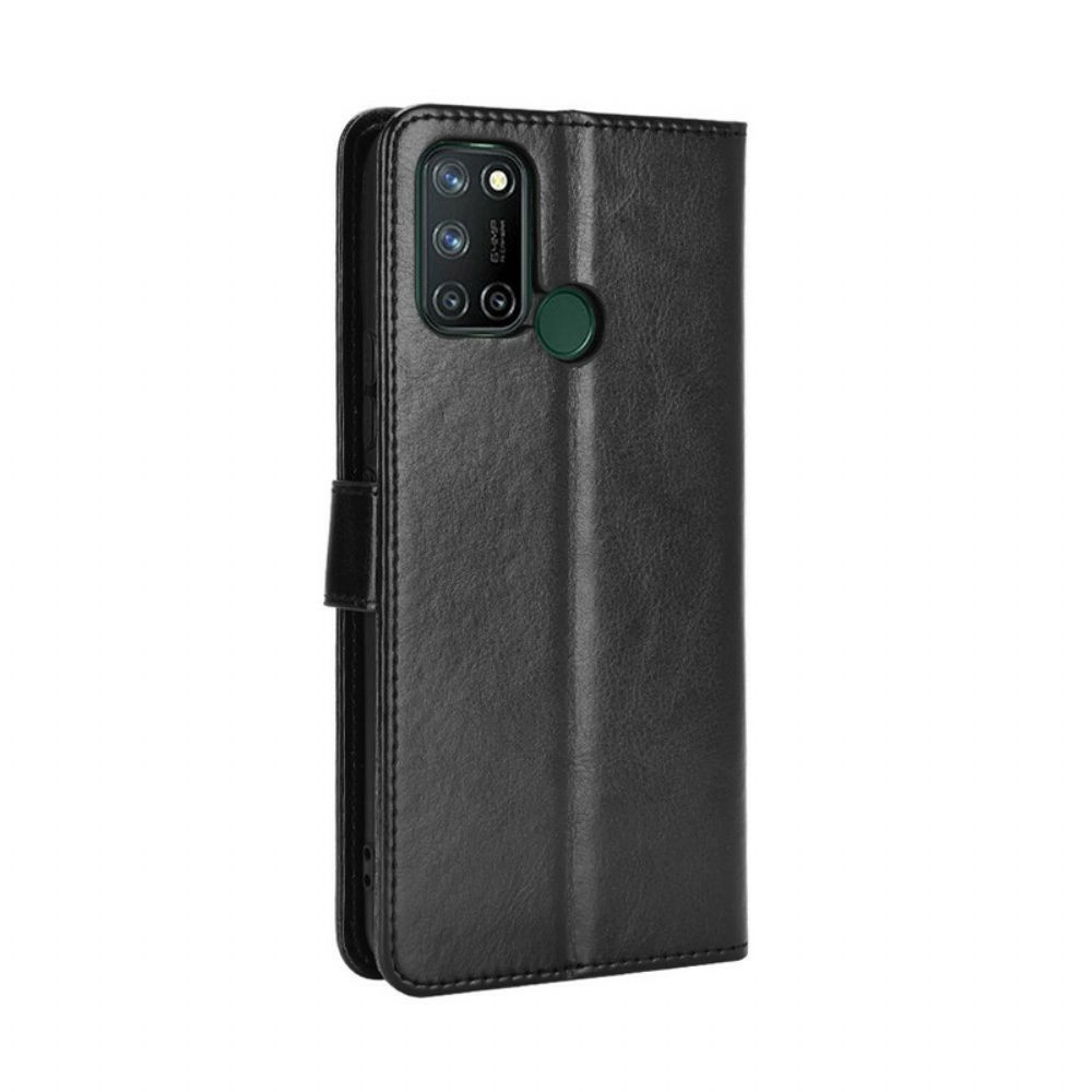 Flip Case Für Realme 7i Auffälliges Kunstleder