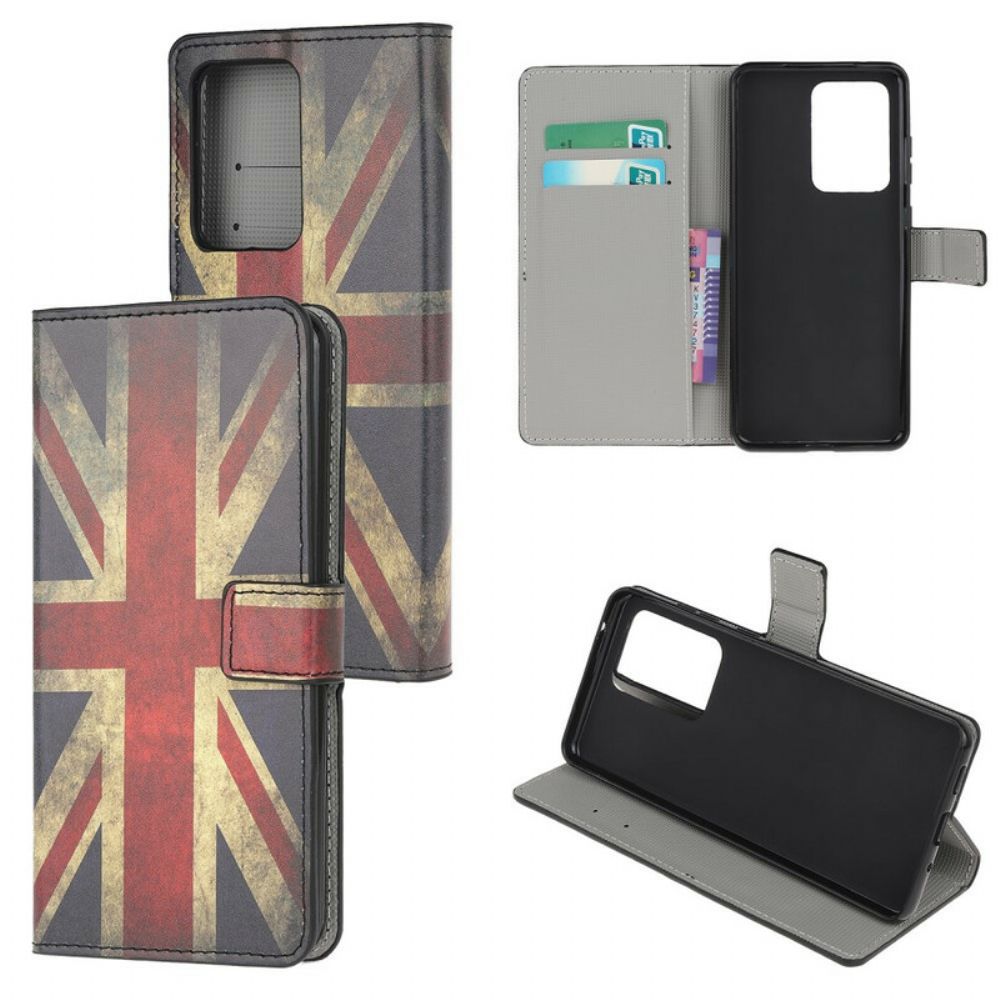 Flip Case Für Samsung Galaxy Note 20 Ultra England-flagge