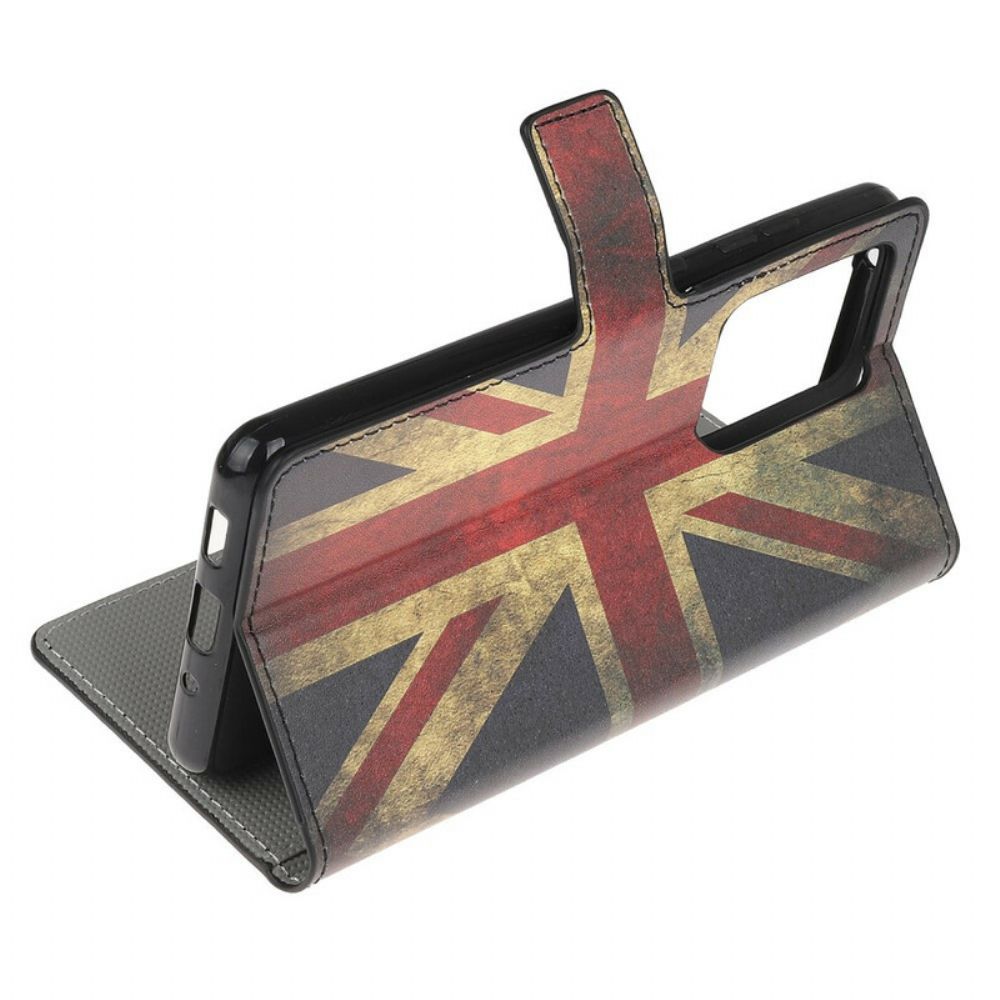 Flip Case Für Samsung Galaxy Note 20 Ultra England-flagge